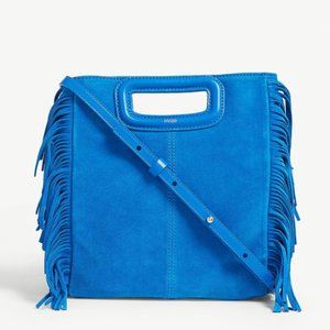 MAJE Medium Fringe Suede Bag NWT